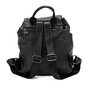 Шкіряний жіночий рюкзак з відкидним клапаном Olivia Leather Чорний
